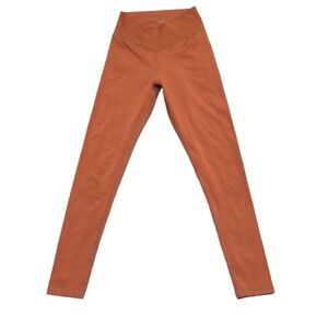 TYC Til You Collapse V-Waistband High Waist Leggings Size XS Terracotta Orange